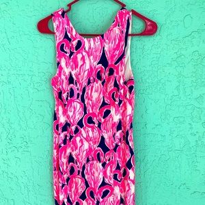 Lilly Pulitzer Size 2 High Tide Navy Via Amor Shift Dress